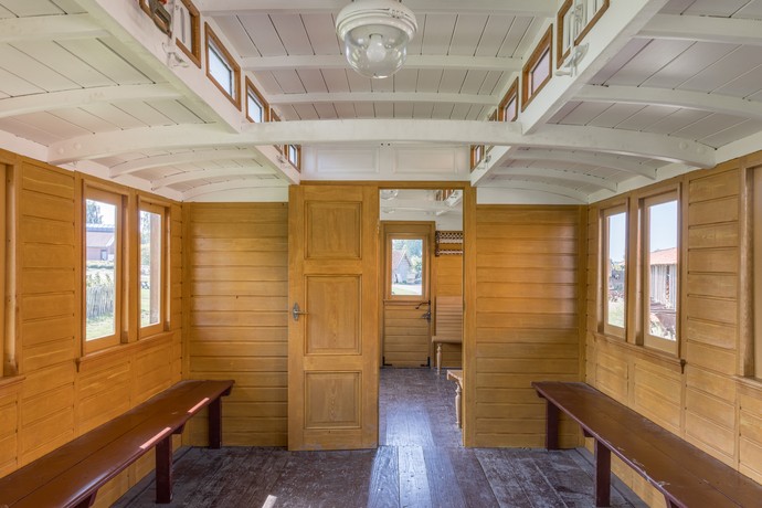 Bahnwaggon innen