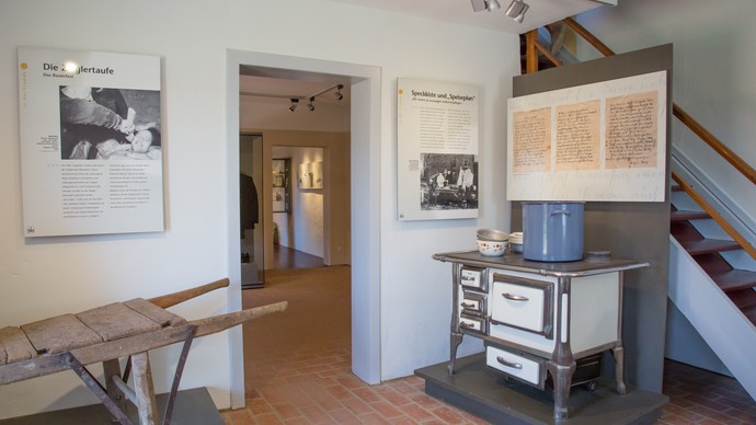 Blick in die historische Küche im Zieglerkotten Blick in die historische Küche im Zieglerkotten